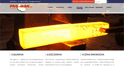 Desktop Screenshot of pro-mar.com.pl
